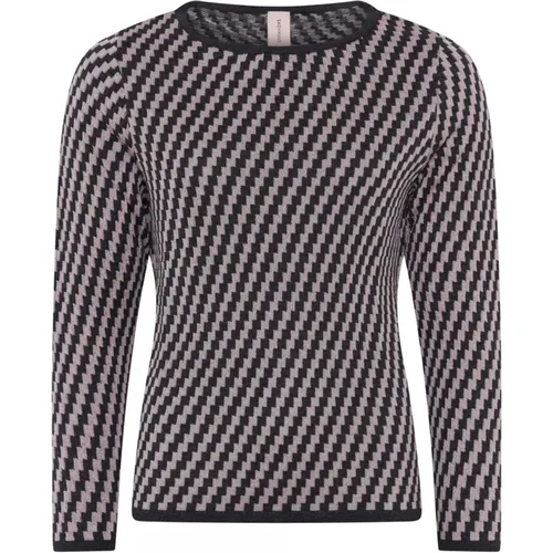 Special Checked Pullover Blouse , female, Sizes: 2XL, S, M, XL, L - Skovhuus - Modalova