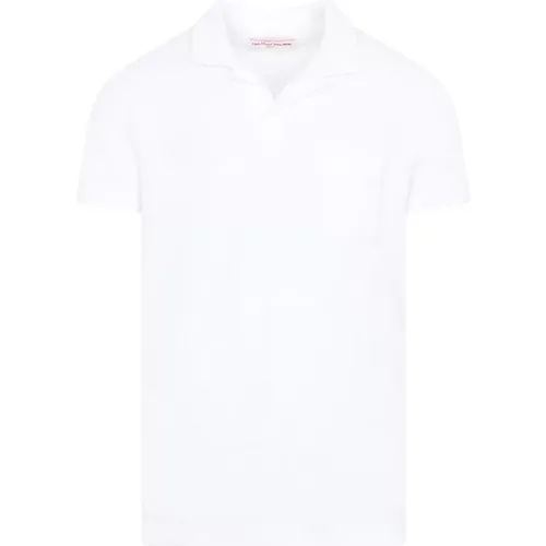 Weißes Polo-T-Shirt , Herren, Größe: L - Orlebar Brown - Modalova