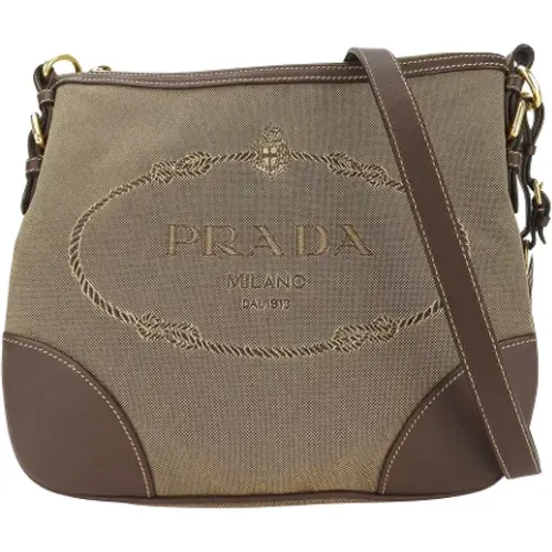 Pre-owned Canvas prada-bags , female, Sizes: ONE SIZE - Prada Vintage - Modalova