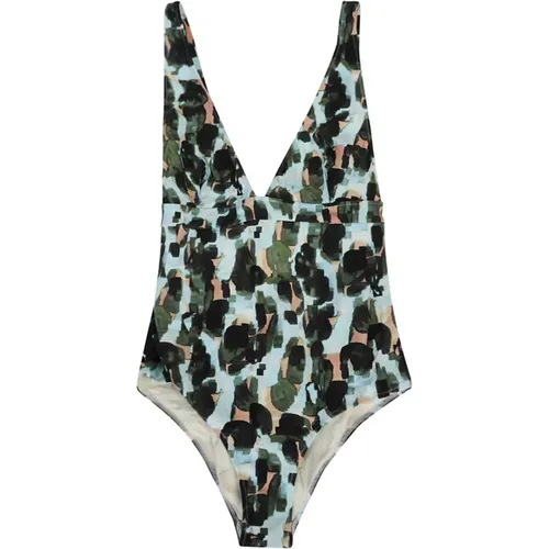 Crossy Printed Swimsuit - Sea Clothing , female, Sizes: L, M, S - Feel me Fab - Modalova