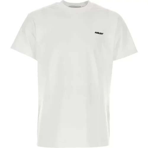 Weißes Baumwoll-T-Shirt-Set - Klassischer Stil - Ambush - Modalova
