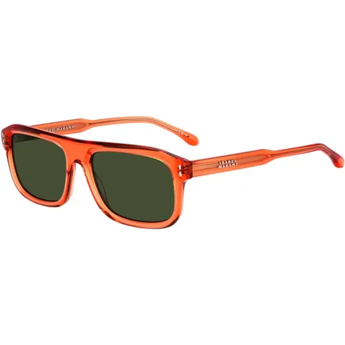 Coral/Grey Sunglasses , female, Sizes: 56 MM - Isabel marant - Modalova