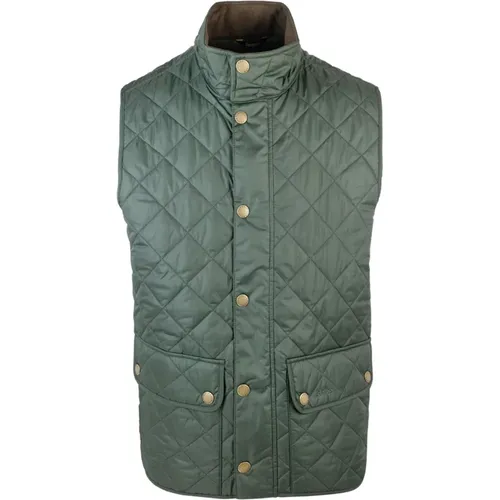 Grüne Steppjacke , Herren, Größe: M - Barbour - Modalova