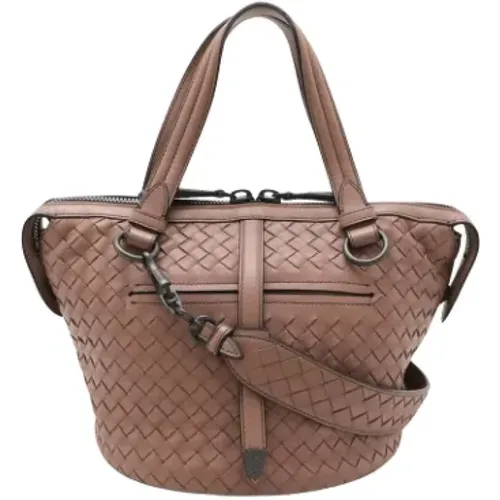 Pre-owned Leather handbags , female, Sizes: ONE SIZE - Bottega Veneta Vintage - Modalova