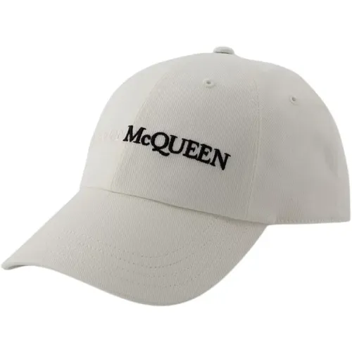 Cotton Logo Cap , male, Sizes: M, L - alexander mcqueen - Modalova