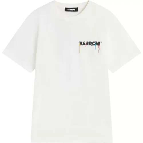 T-Shirts , male, Sizes: M, XS, XL, S, L - Barrow - Modalova