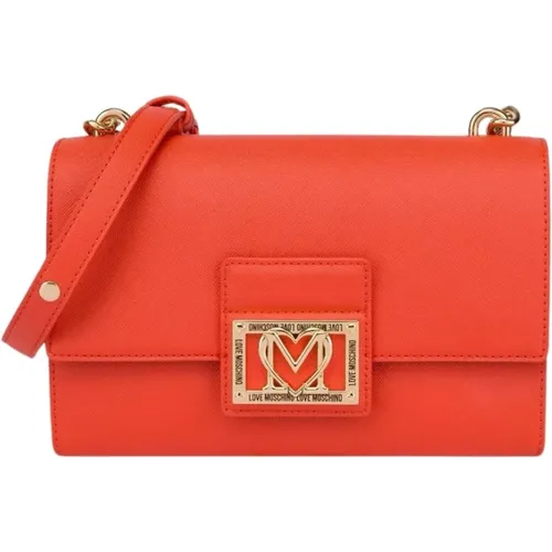 Saffiano Leder Tasche Love Moschino - Love Moschino - Modalova