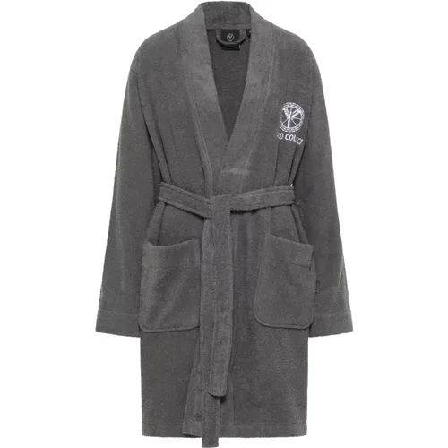 Kimono Style Embroidered Bathrobe , female, Sizes: S, XL, M, L - carlo colucci - Modalova