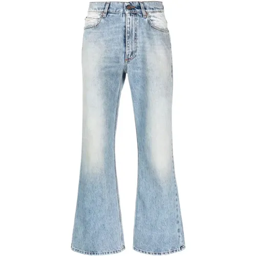 Mid-Rise Flared Denim Jeans , male, Sizes: L, S - ERL - Modalova