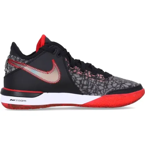 Lebron Nxxt Gen Basketball Shoe Black/White/Red , male, Sizes: 10 UK, 10 1/2 UK, 9 UK, 7 UK, 8 1/2 UK, 8 UK - Nike - Modalova