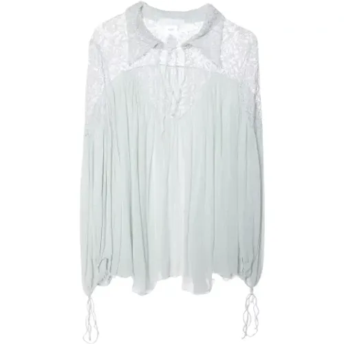 Pre-owned Lace tops , female, Sizes: M - Chloé Pre-owned - Modalova