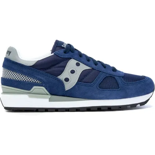 Marineblauer Original Sneaker , Herren, Größe: 42 EU - Saucony - Modalova