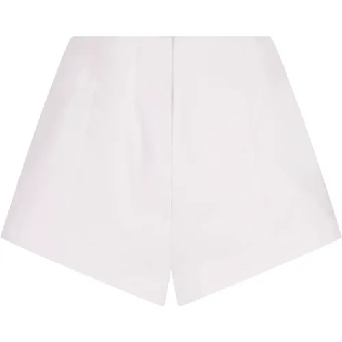 Weiße Baumwoll-Donna-Shorts , Damen, Größe: L - Amotea - Modalova
