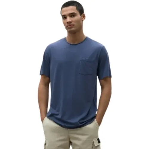 Bio-Baumwolle Tencell T-Shirt , Herren, Größe: S - Ecoalf - Modalova