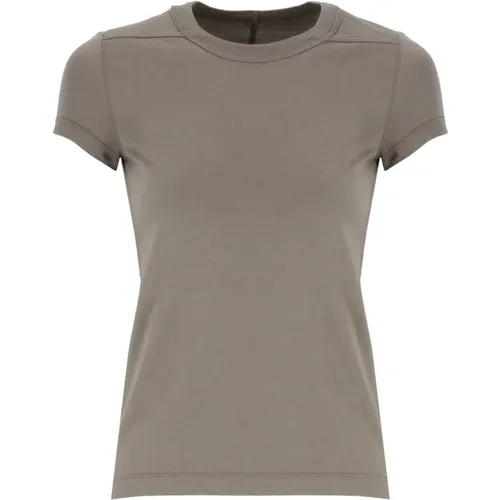 Grey Cotton T-shirt for Women , female, Sizes: S - Rick Owens - Modalova