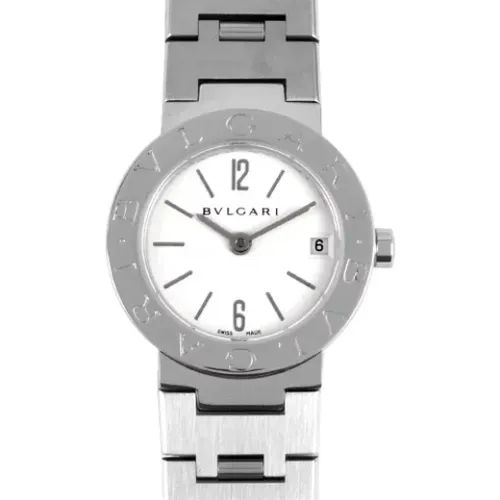 Pre-owned Stainless Steel watches , female, Sizes: ONE SIZE - Bvlgari Vintage - Modalova