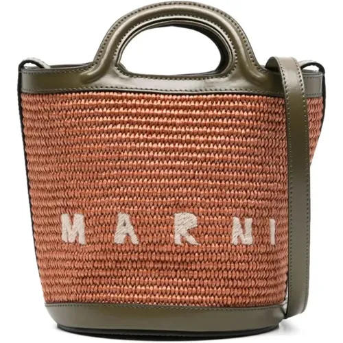 Tropicalia Mini Bucket Bag in , female, Sizes: ONE SIZE - Marni - Modalova