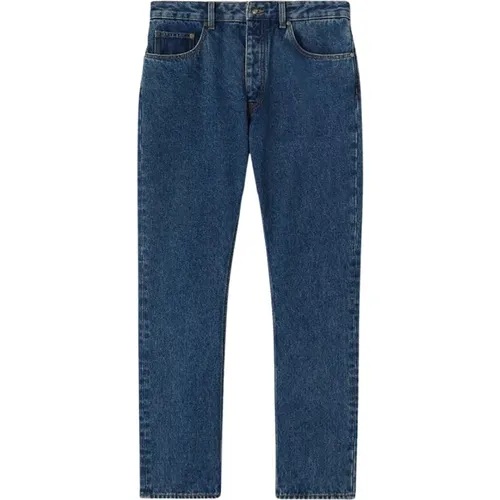 Monogram Straight Jeans , male, Sizes: W32, W31, W33, W30, W34 - Palm Angels - Modalova