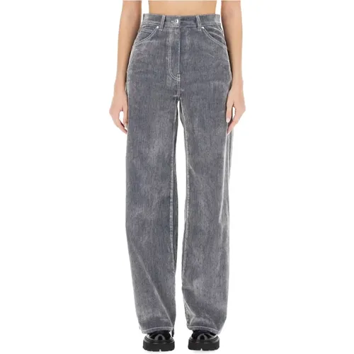 Weite Denim Hose MSGM - MSGM - Modalova