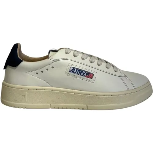 Weiße Leder Niedrige Dallas Sneakers - Autry - Modalova