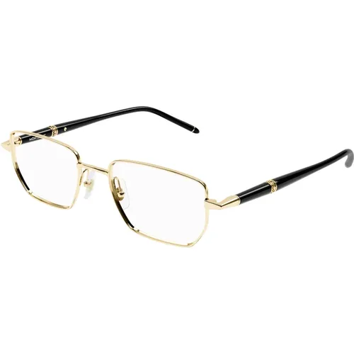 Stilvolle Brille , Herren, Größe: 54 MM - Montblanc - Modalova