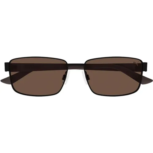 Outdoor Square Sunglasses with Lenses , male, Sizes: 58 MM - Puma - Modalova