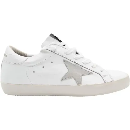 White Grey Star Sneakers , male, Sizes: 5 UK - Golden Goose - Modalova
