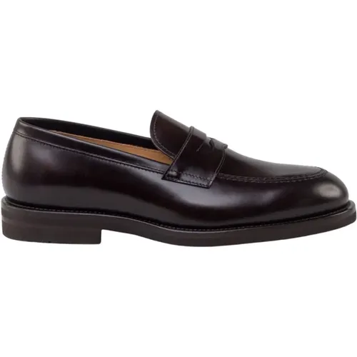 Classic Leather Moccasin Shoe , male, Sizes: 5 UK - Henderson Baracco - Modalova