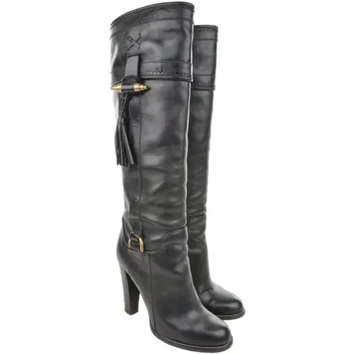 Pre-owned Leather boots , female, Sizes: 5 UK - Dolce & Gabbana Pre-owned - Modalova