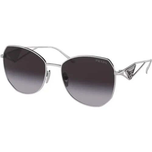 Stylische Sonnenbrille in Blauton,Stylische Sonnenbrille Schwarz 1Bc07D - Prada - Modalova