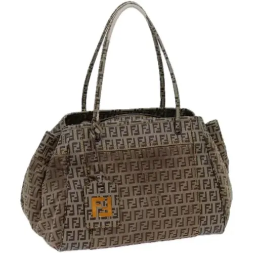 Pre-owned Canvas handbags , female, Sizes: ONE SIZE - Fendi Vintage - Modalova