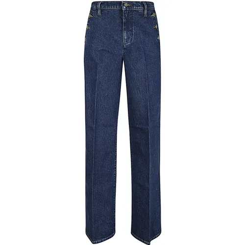 Wideleg Como Jeans , Damen, Größe: W26 - Don The Fuller - Modalova