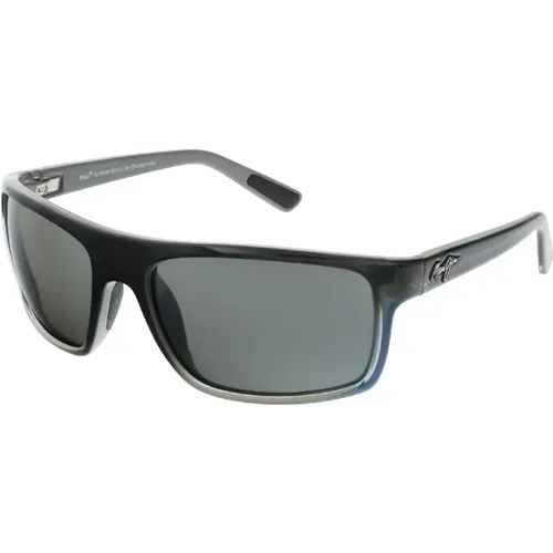 Rectangular Sunglasses Silver Color 03F , unisex, Sizes: ONE SIZE - Maui Jim - Modalova