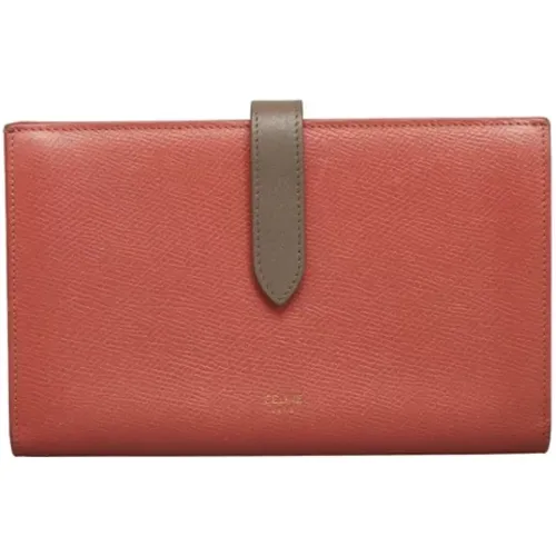 Pre-owned Leather wallets , female, Sizes: ONE SIZE - Celine Vintage - Modalova