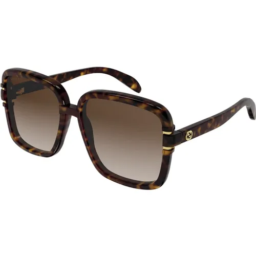 Stylische Sonnenbrille Gg1066S Farbe 002 , Damen, Größe: 59 MM - Gucci - Modalova