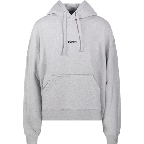 Klassischer Box Logo Hoodie Sweatshirt , Herren, Größe: S - Bonsai - Modalova