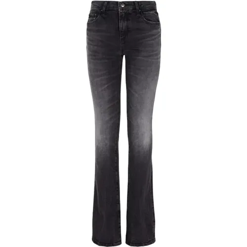 Slim Fit Regular Waist Jeans , female, Sizes: W28, W26, W27, W25, W30 - Armani Exchange - Modalova