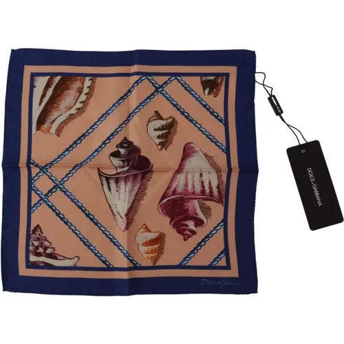 Luxury Silk Scarf Print , male, Sizes: ONE SIZE - Dolce & Gabbana - Modalova