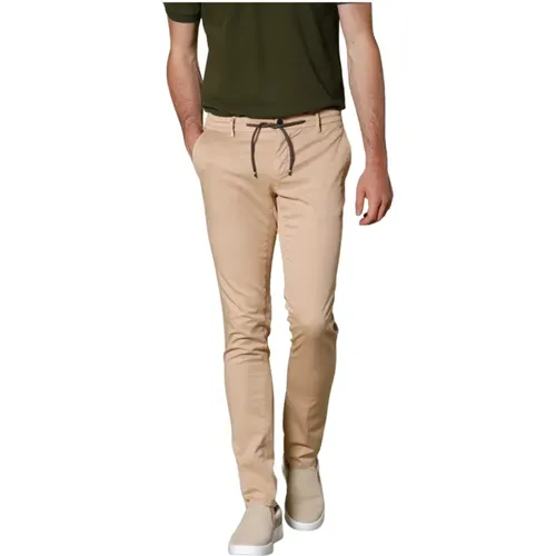 Extra Slim Baumwolle Tencel Chino Jogger , Herren, Größe: XL - Mason's - Modalova