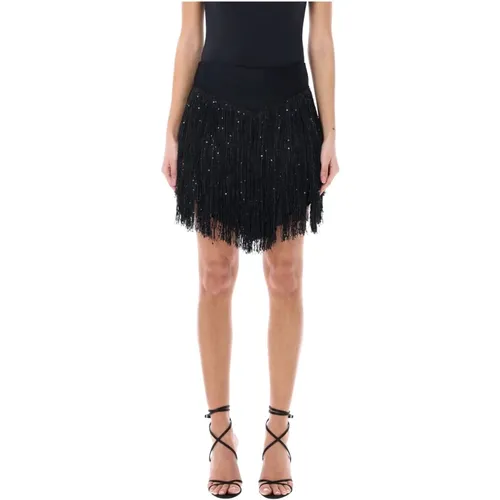 Fringed Skirt , female, Sizes: S - Rotate Birger Christensen - Modalova