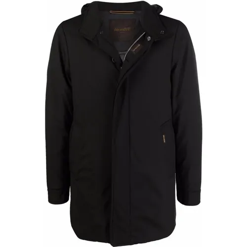 Down-Feather Funnel Neck Coat , male, Sizes: XL, 3XL, 2XL - Moorer - Modalova