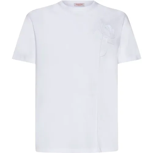 Weiße T-Shirts und Polos , Herren, Größe: S - Valentino - Modalova