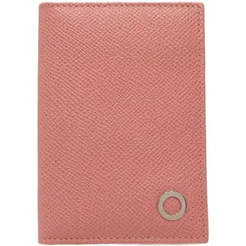 Pre-owned Leather wallets , female, Sizes: ONE SIZE - Bvlgari Vintage - Modalova