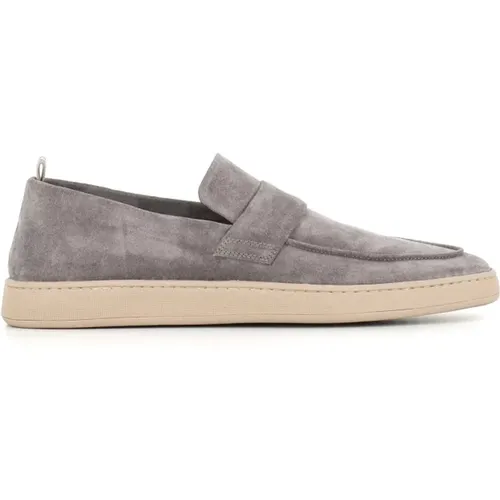 Light Grey Slip-on Sandals , male, Sizes: 7 UK - Officine Creative - Modalova