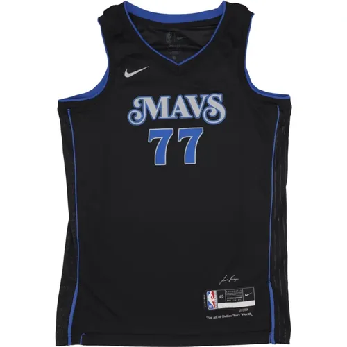 City Edition Basketball Tank Top Luka Doncic , Herren, Größe: M - Nike - Modalova