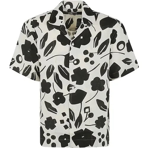 Black White Cubic Flow Jean Shirt , male, Sizes: S, XL, L, XS, M - Jacquemus - Modalova