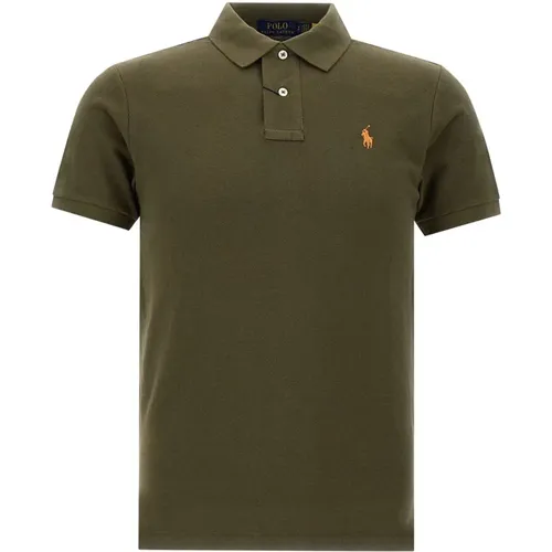 Klassisches Grünes Polo Shirt , Herren, Größe: S - Ralph Lauren - Modalova