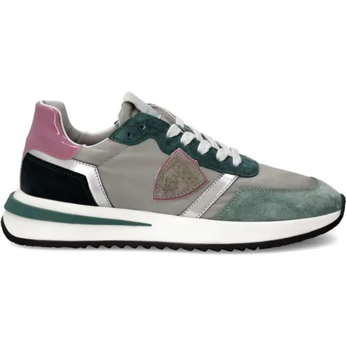 Sneakers Tropez 2.1 Laufen Frauen, Grün Grau , Damen, Größe: 36 EU - Philippe Model - Modalova