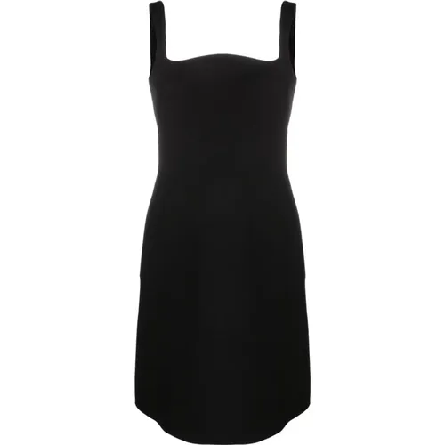 Curved Sleeveless Dress , female, Sizes: XS, 2XS - Valentino - Modalova