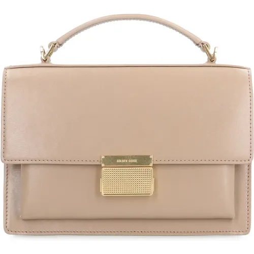 Leder Crossbody Tasche mit Push-Lock - Golden Goose - Modalova